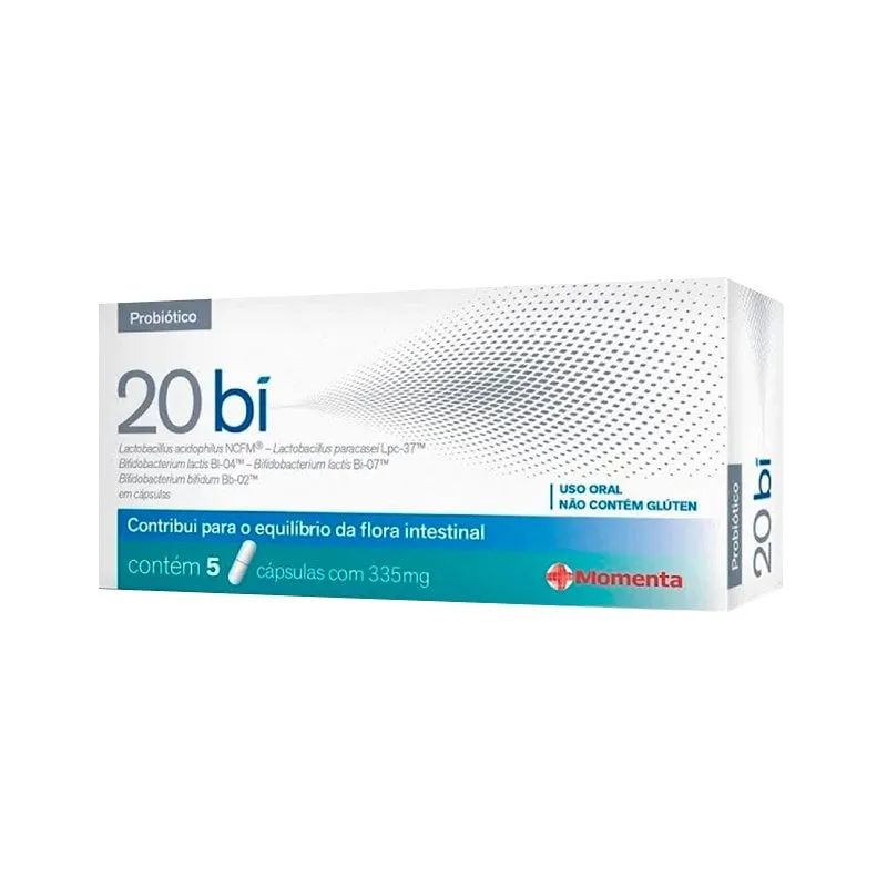 20 Bi caixa com 5 cápsulas