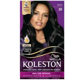 Tintura de Cabelo Koleston 20 Preto 1 Unidade