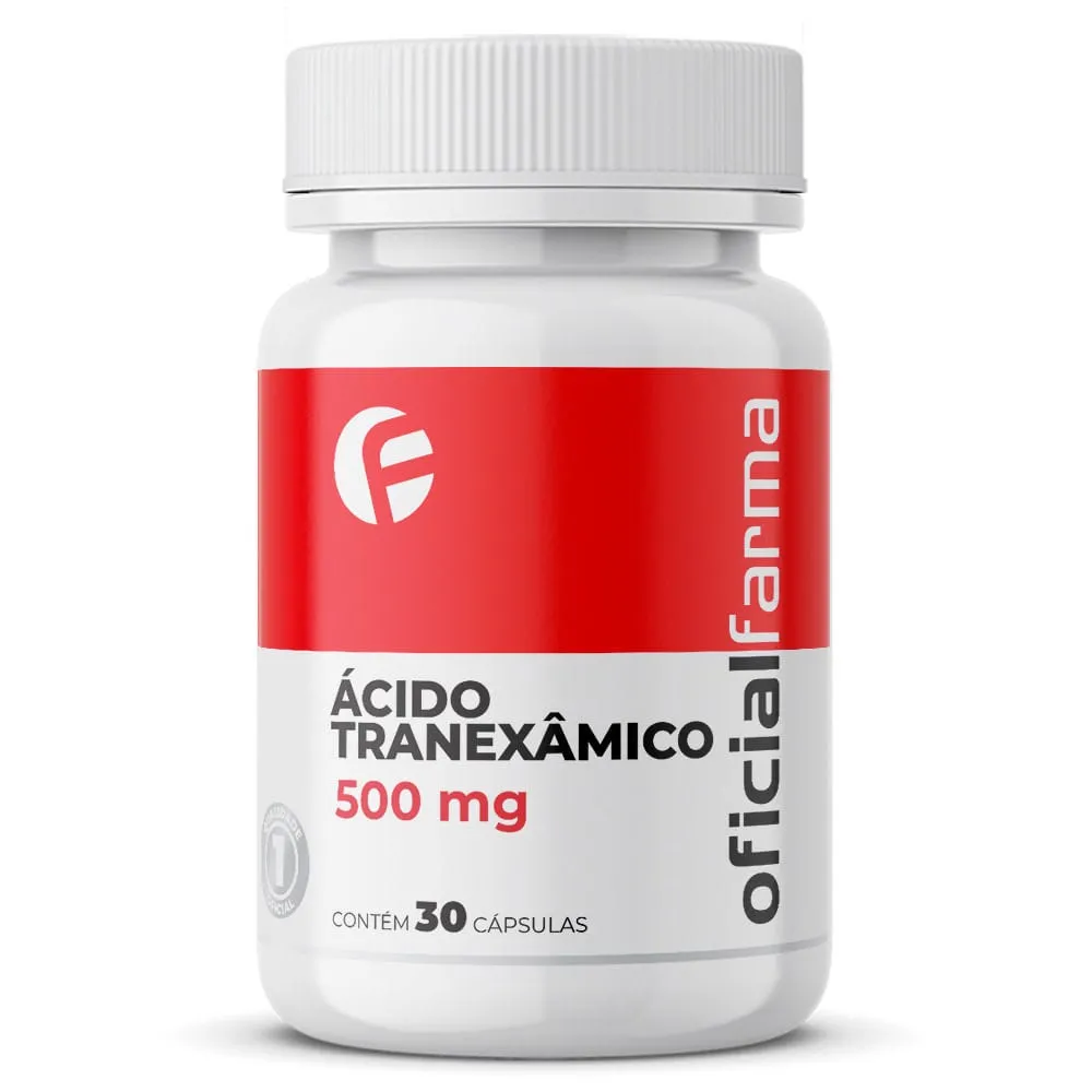 Ácido Tranexâmico 500Mg 30 Cápsulas