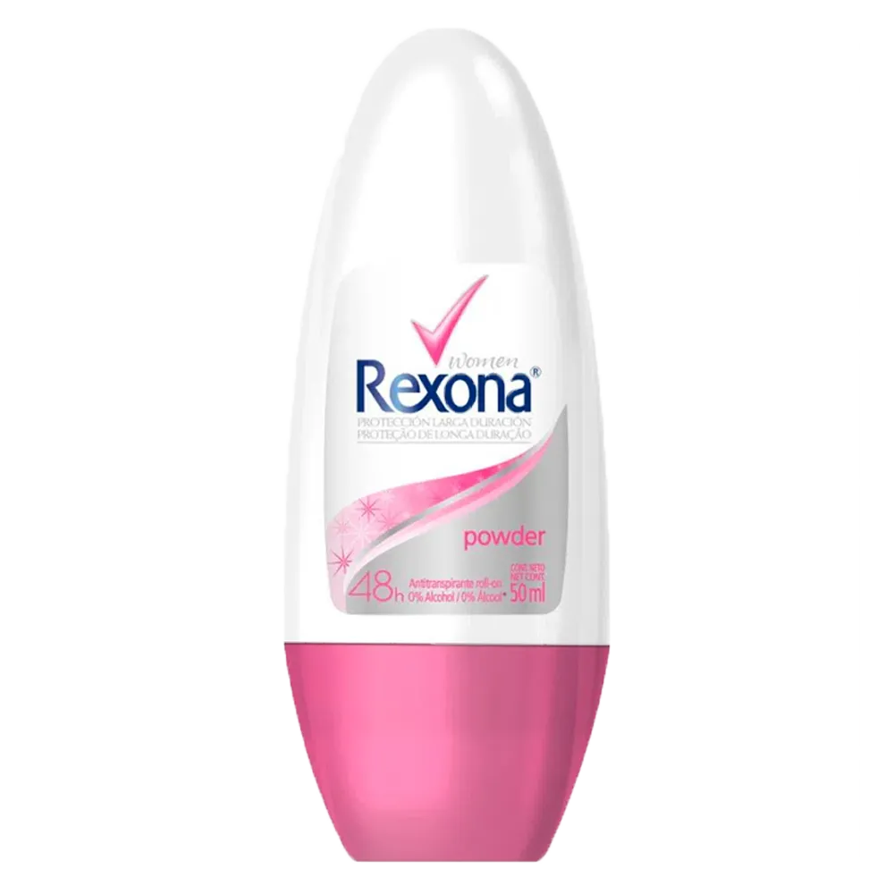 Desodorante rexona roll on powder 50ml