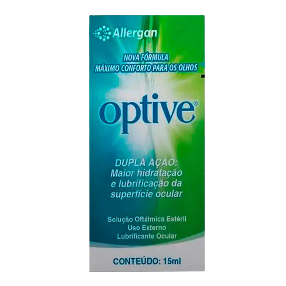 Optive solução esteril 9% 15ml