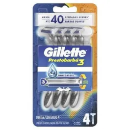 Aparelho de Barbear Gillette Prestobarba 3 4 Unidade