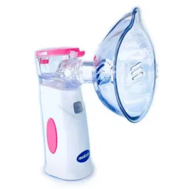 Inalador Portátil Air Mesh Colors Com Bateria Cor Rosa - Medicate