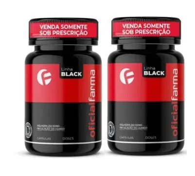 2 Melatonina + Ativos - Linha Sossegarte Black