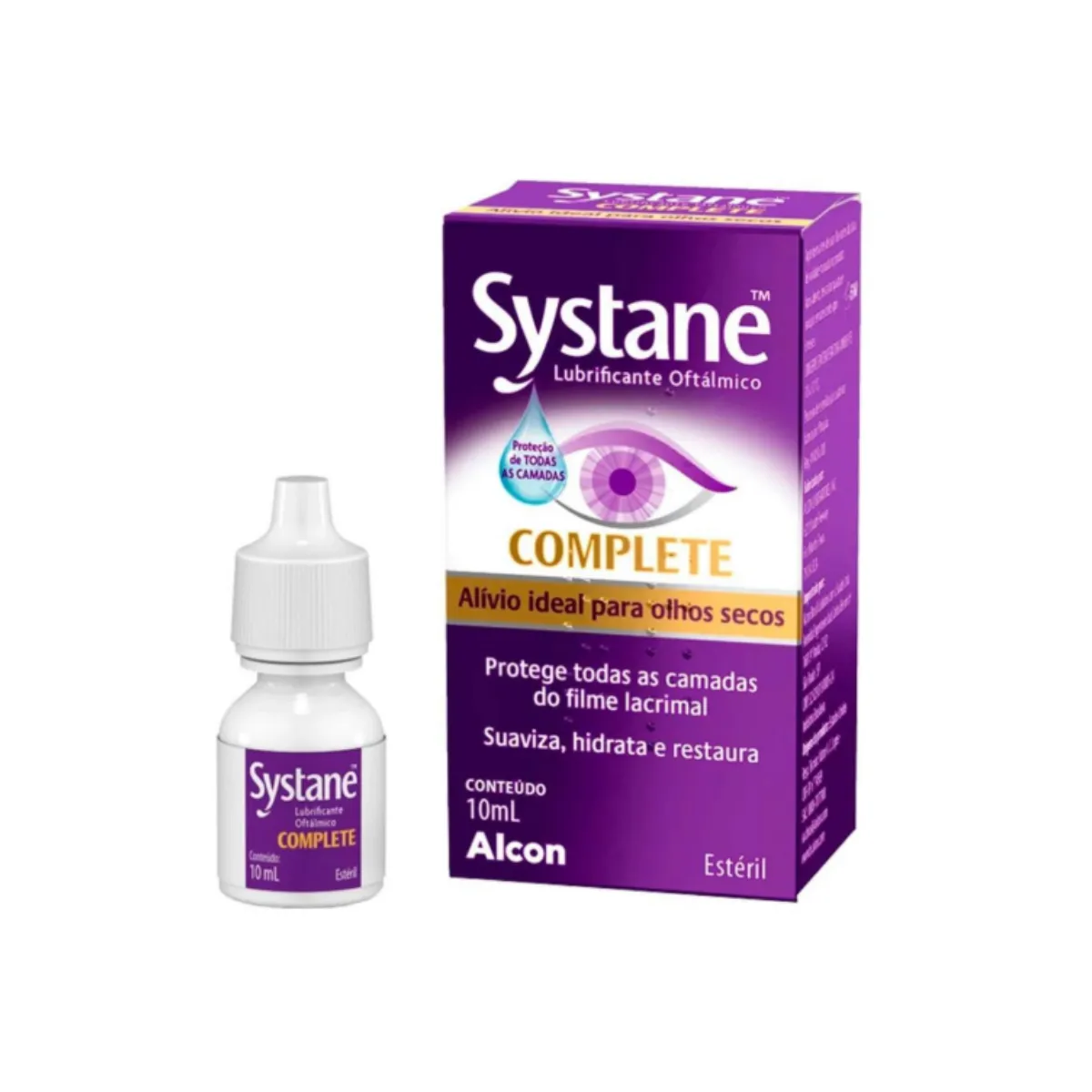 lubrificante oftálmico systane complete 10ml
