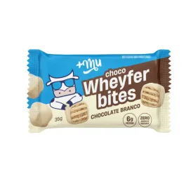 Chocolate +Mu Choco Wheyfer Bites Chocolate Branco 35g