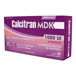 Calcitran MDK 30 Comprimidos Mastigáveis