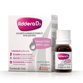 Addera Vitamina D 600UI D3 Gotas - 5ml