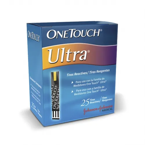 tiras one touch ultra 25 unidades