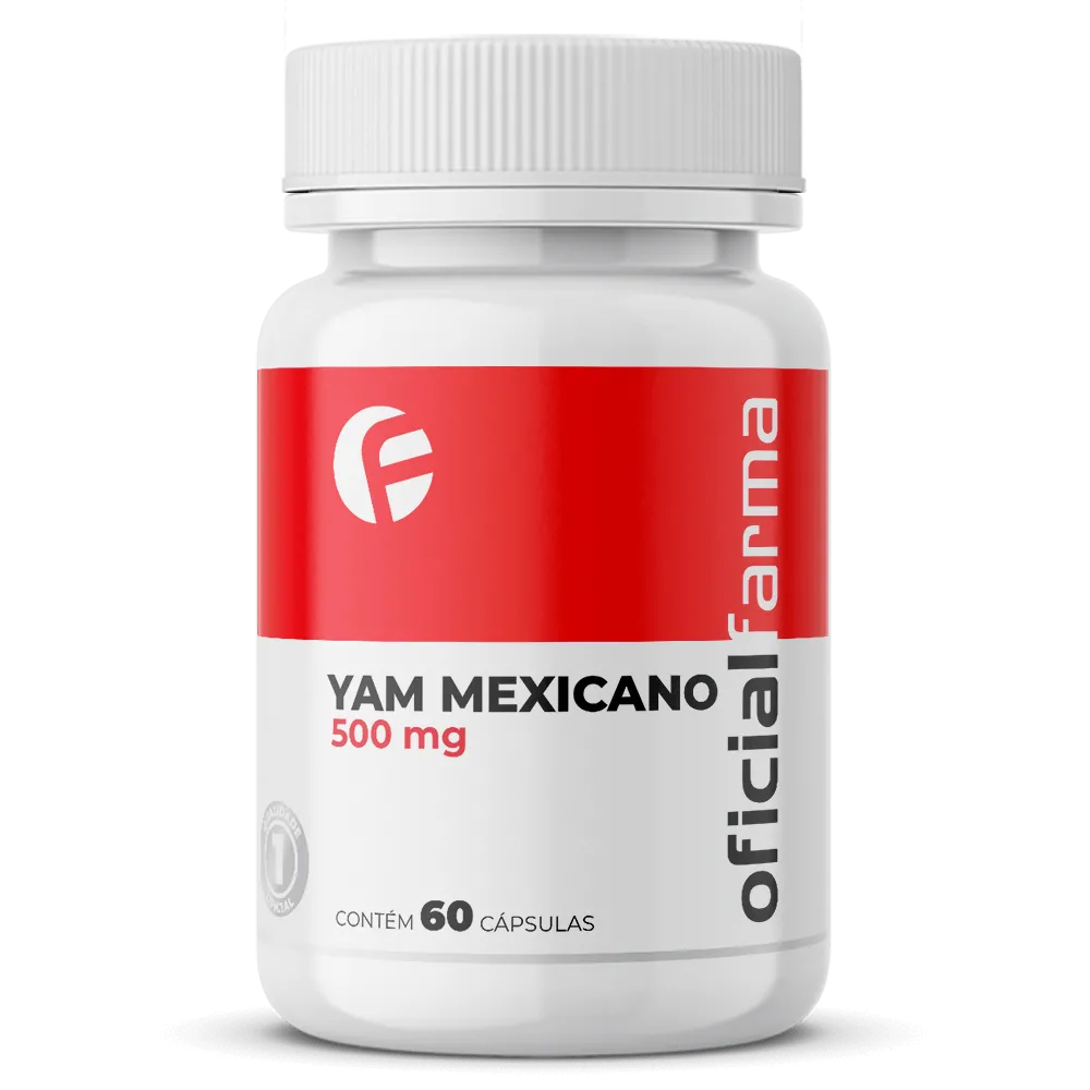 Yam Mexicano (Inhame Selvagem) 500mg 60 Cápsulas