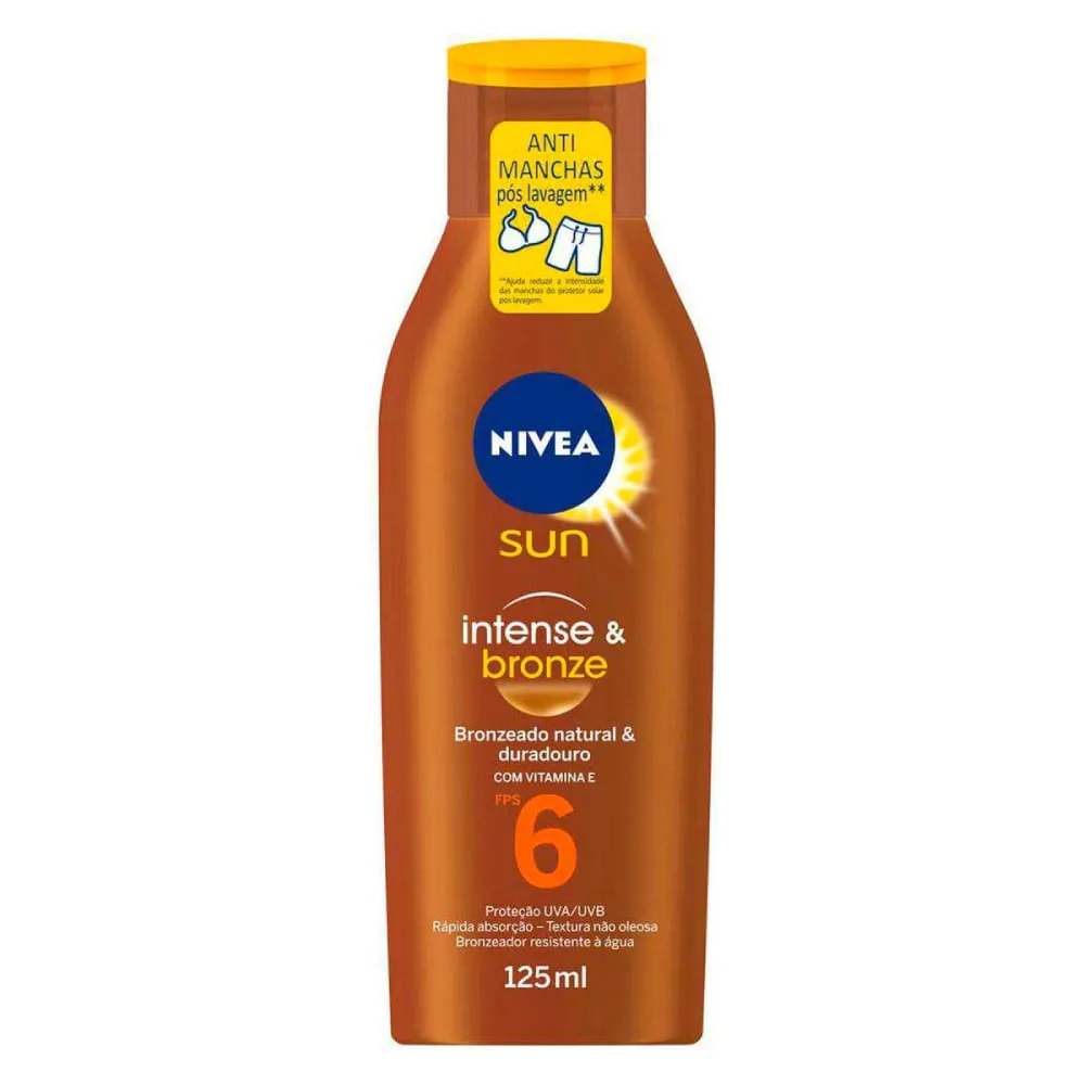 Bronzeador Nivea Sun Intense & Bronze Fps6 125ml