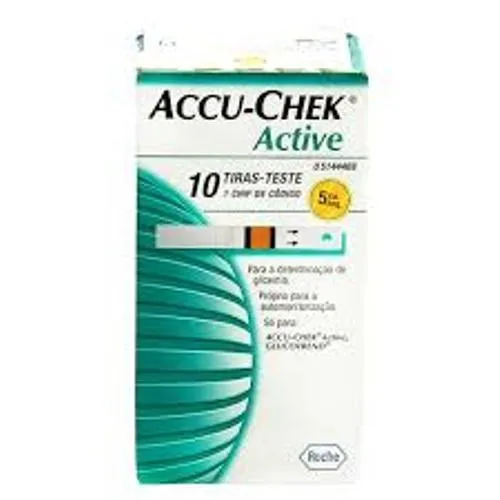 accu-chek active com 10 tiras