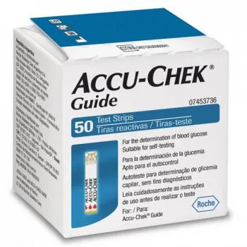tiras accu-chek guide c/50