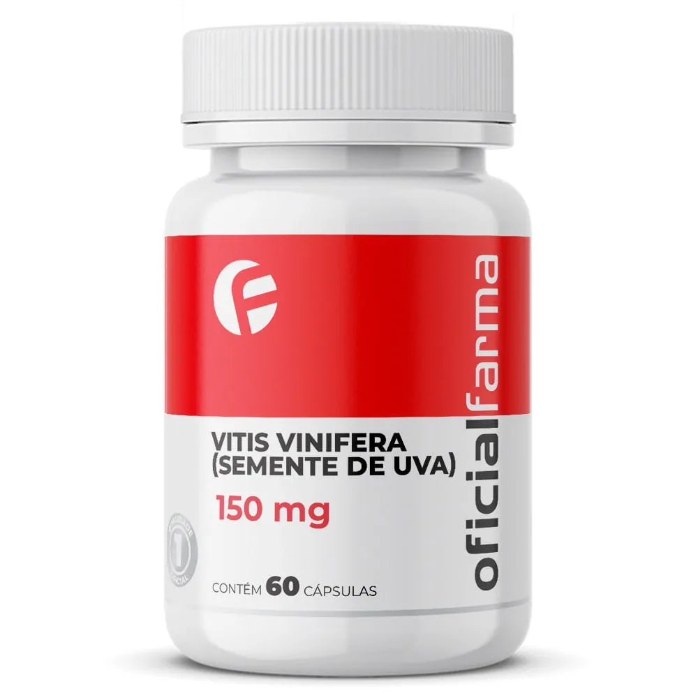 Vitis Vinifera (Semente De Uva) 150mg 60 Cápsulas