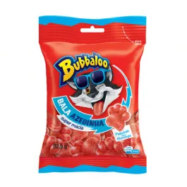 Bala Bubbaloo Azedinha Sabor Morango 82,5g