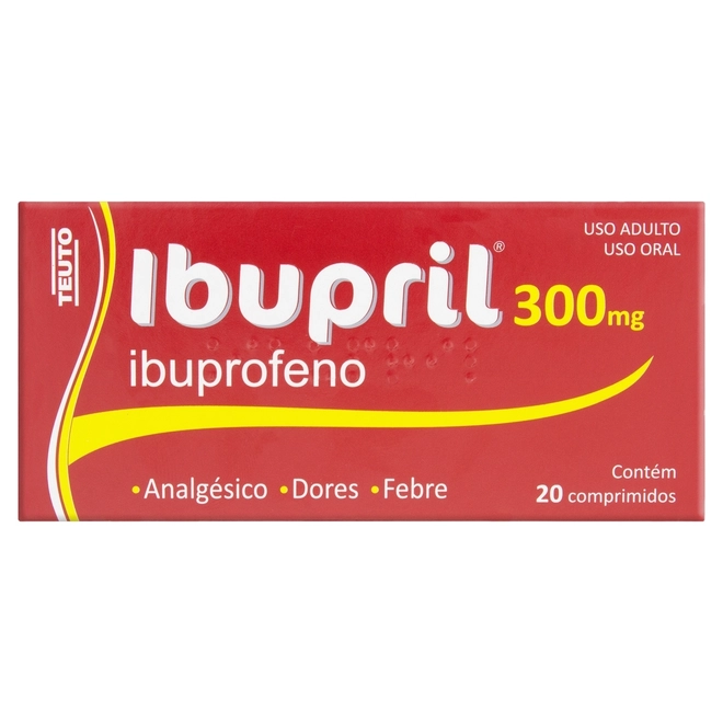 Ibupril 300Mg Teuto Caixa Com 20 Comprimidos