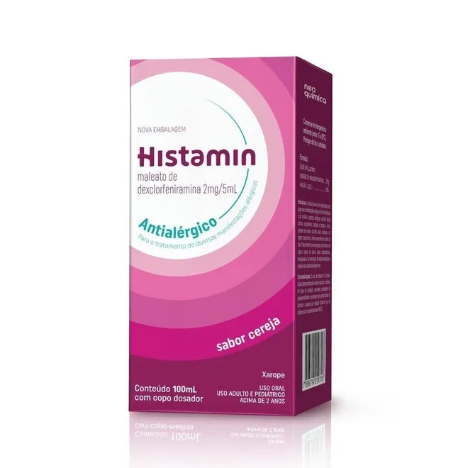 Histamin 2mg 100ml Xarope - NEO QUIMICA