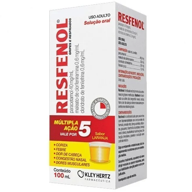 RESFENOL LIQUIDO C/100ML (HTZ)