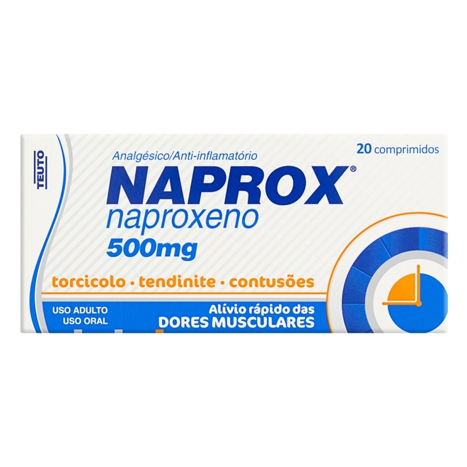 Naprox 500Mg 20 Comprimidos