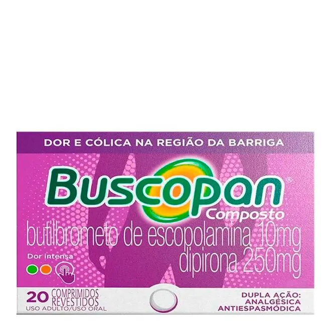 Buscopan Composto 20 Comprimidos Revestidos