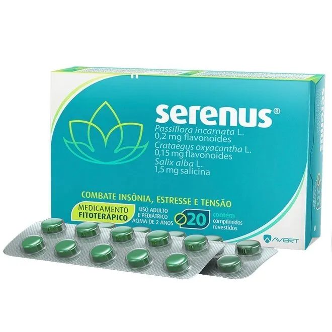 Serenus 20 Comprimidos