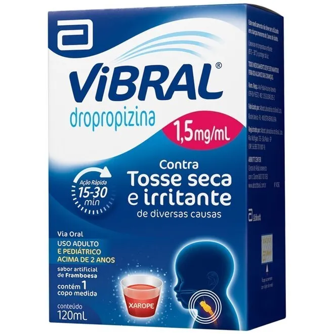 VIBRAL 1,5MG/ML XPE PED C/120ML (ABT)