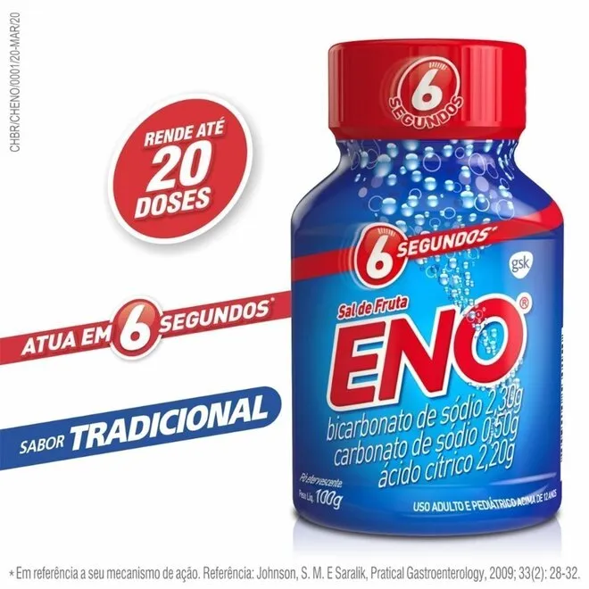 Sal De Fruta Tradicional Eno 100G