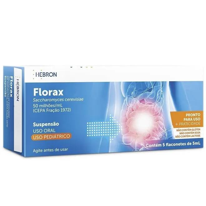Florax Pediátrico 5Ml Com 5 Flaconetes