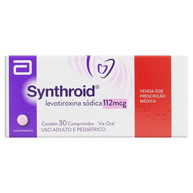SYNTHROID 112MCG 30 COMPRIMIDOS