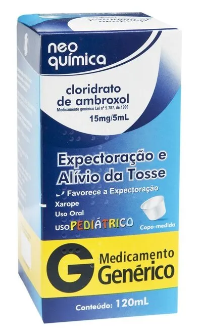 Cloridrato De Ambroxol Ped 3mg Xarope 120ml-NOVA QUIMICA