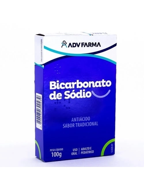 Bicarbonato De Sódio Adv Embalagem 100G
