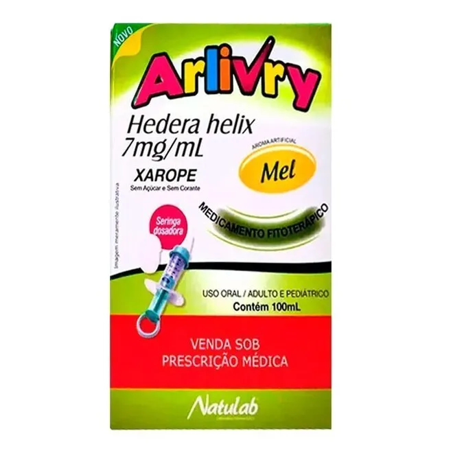 Arlivry 7mg/ml Xarope Sabor Mel 100ml - NATULAB