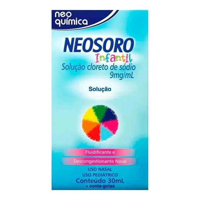 Solução Nasal Neosoro Infantil Com 30ml