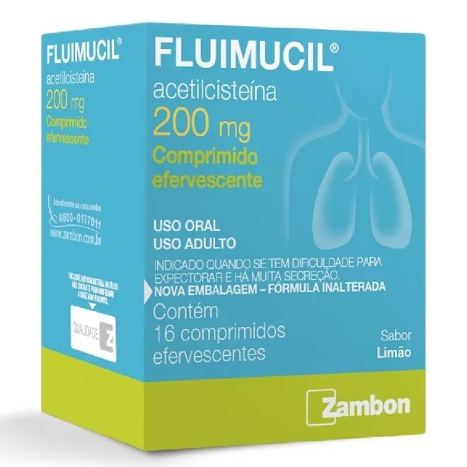 FLUIMUCIL 200MG 16 COMP. EFERVECENTES
