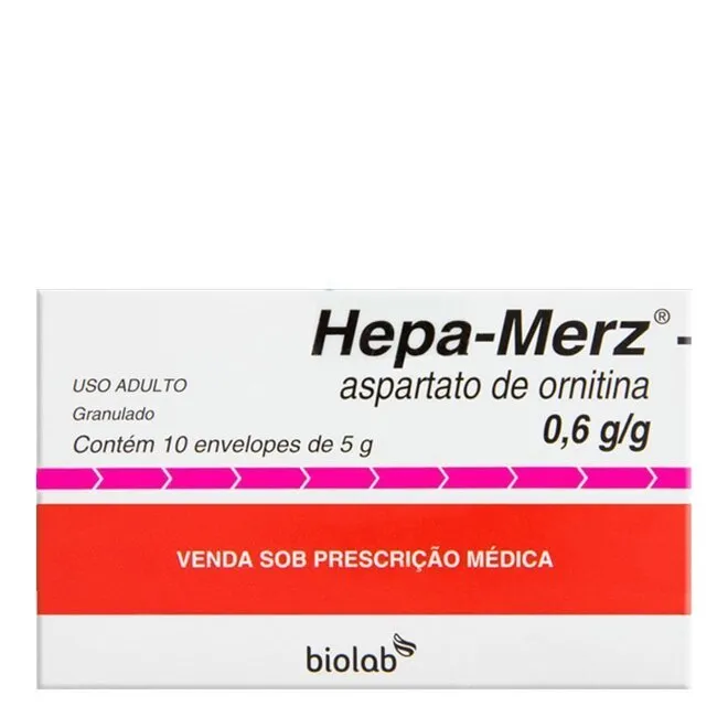 Hepa-Merz 0,6g/g caixa com 10 envel 5g - BIOLAB