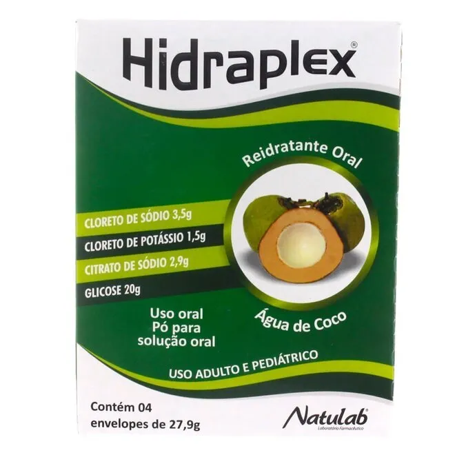Hidraplex Água de Coco Pó 4 Envelopes de 27,9g - NATULAB