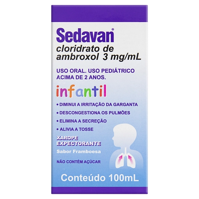 Sedavan 3mg/ml 100ml de Xarope Infantil - FQM