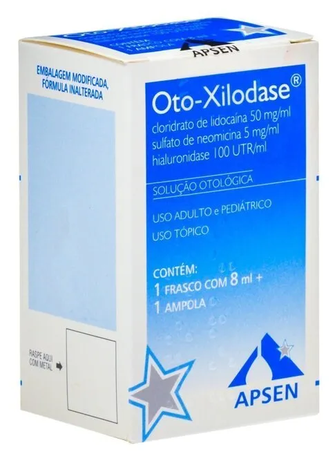 Oto-Xilodase Gotas 8ml - APSEN