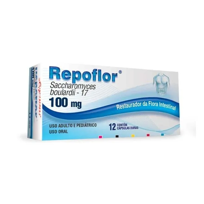 Repoflor 100Mg Legrand Com 12 Cápsulas