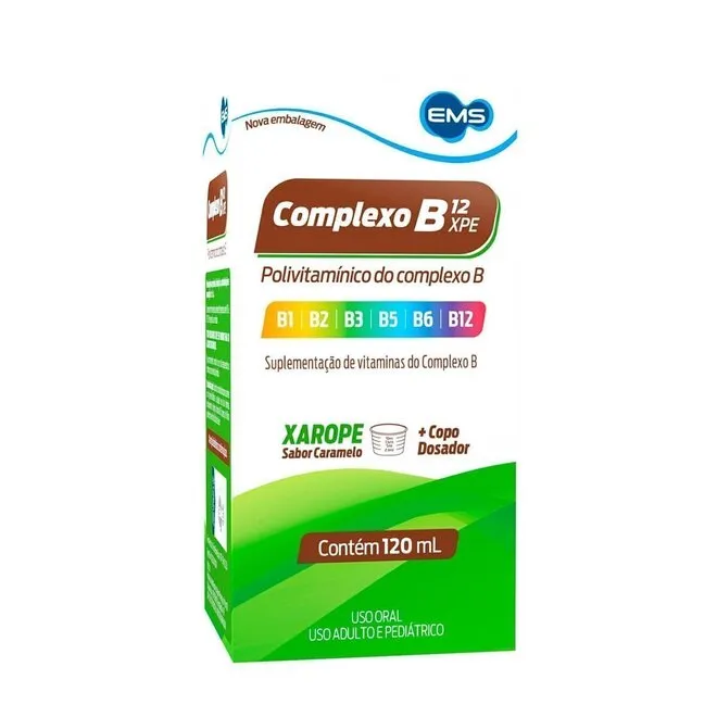 Complexo B12 Sabor Caramelo Xarope 120ml