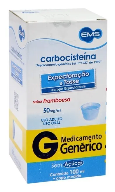 Carbocisteina 50mg/ml Biosintética Xarope 100ml - EMS
