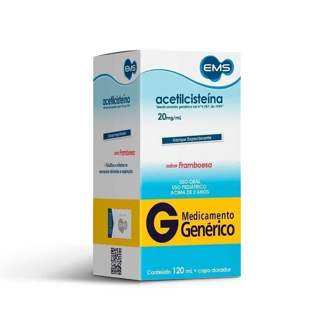 Acetilcisteina 20mg/ml Pediatrico 120ml - EMS