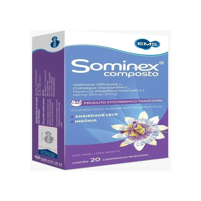 SOMINEX 20 COMPRIMIDOS