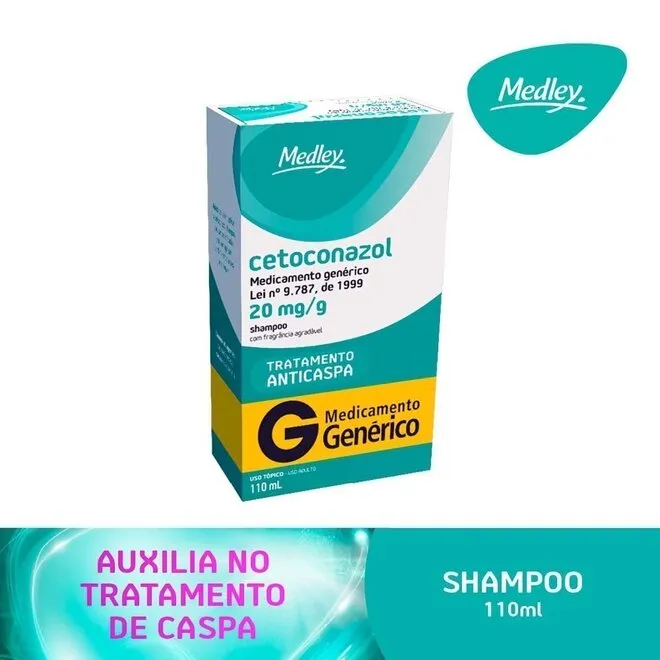 Cetoconazol Shampoo Anticaspa 100ml - MEDLEY