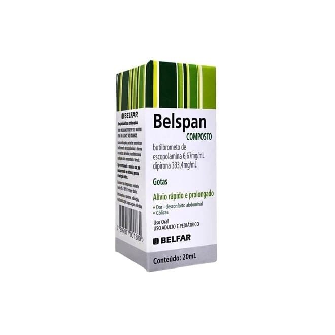 Belspan Belfar Composto Solução De Uso Oral Frasco Com 20Ml