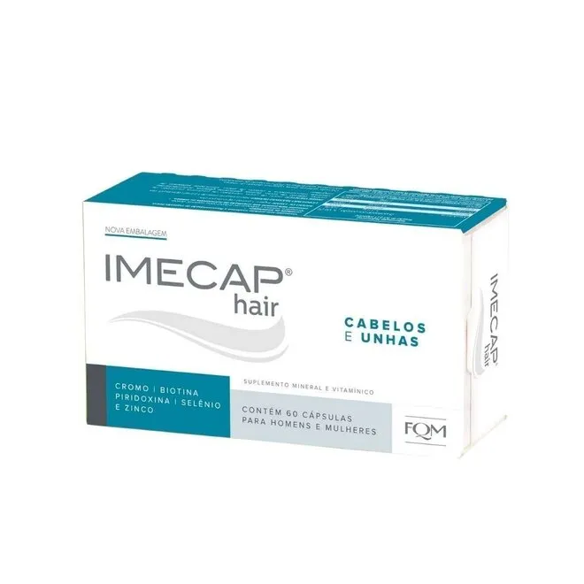 Imecap Hair Cabelos E Unhas Fqm 60 Cápsulas