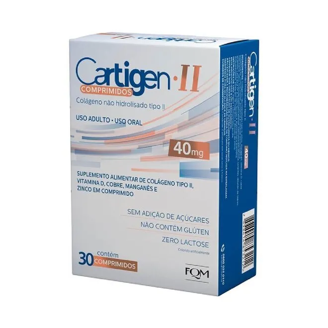 Cartigen II Suplemento Alimentar 30 comprimidos