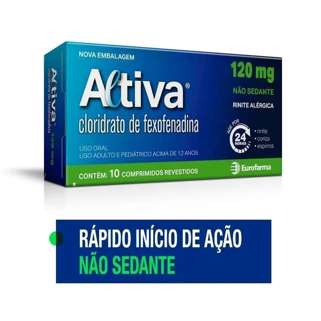 Altiva 120Mg Eurofarma Caixa Com 10 Comprimidos