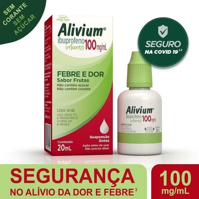 Alivium 100Mg Solução Gotas 20Ml