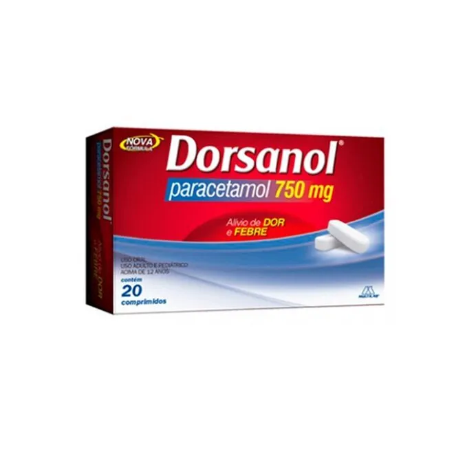Dorsanol 750Mg Multilab Caixa Com 20 Comprimidos